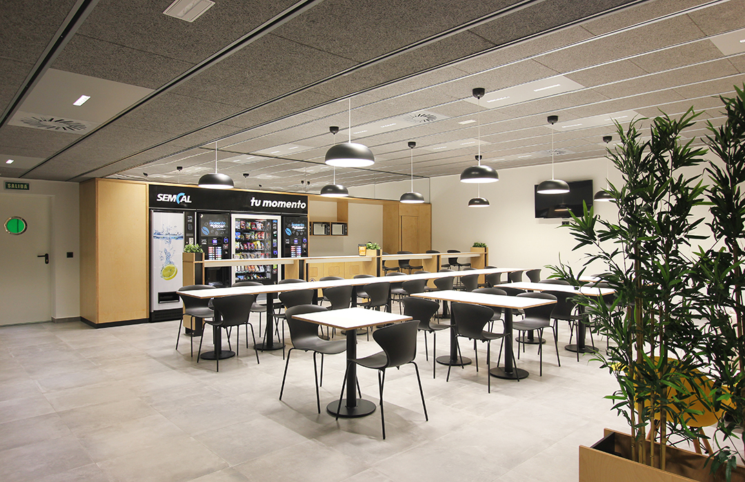 Diseño de espacio de descanso para personal. Re-estudio