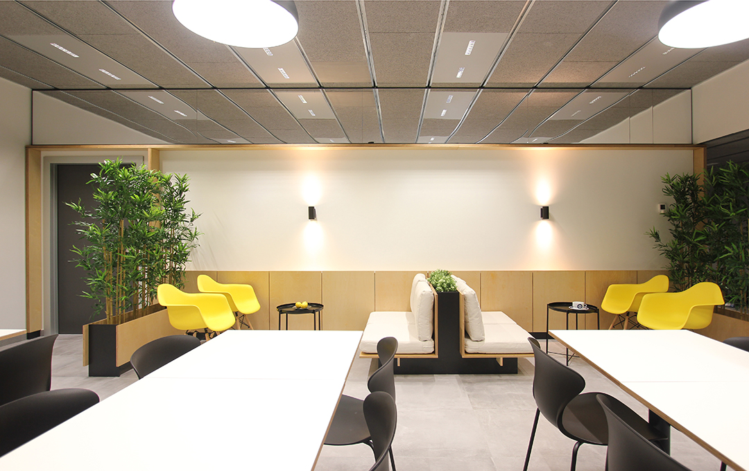 Diseño de espacio de descanso para personal. Re-estudio