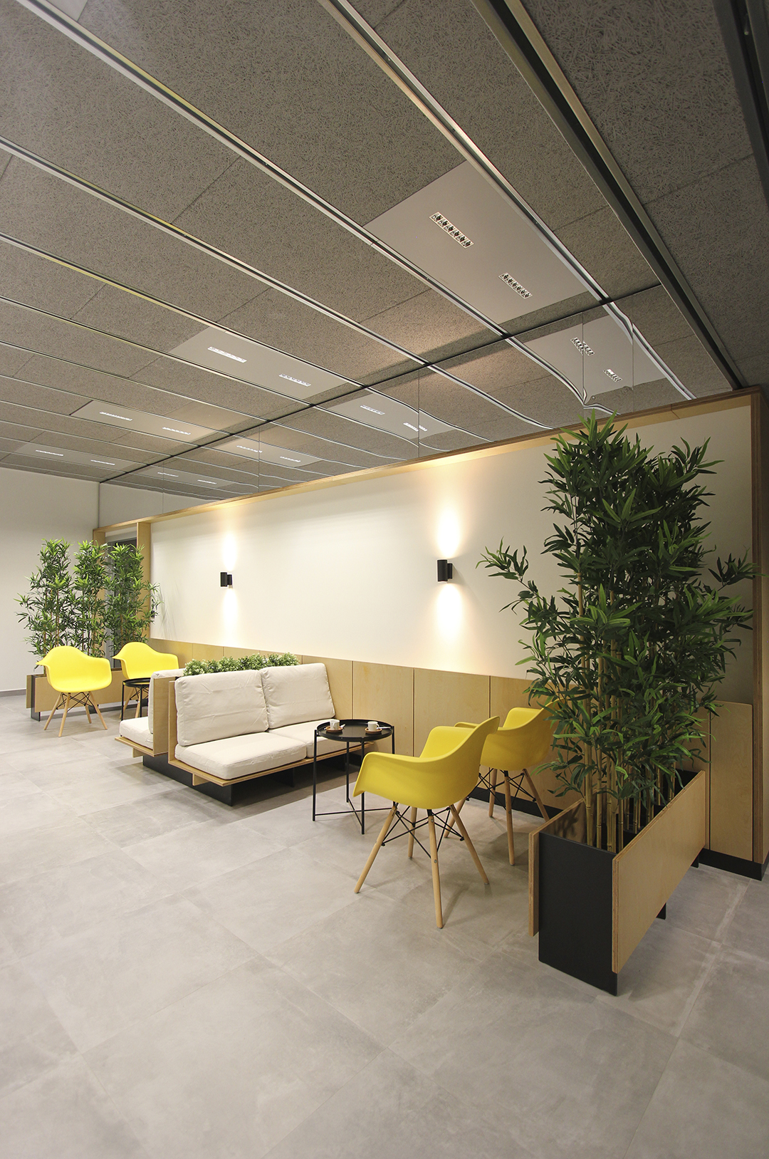 Diseño de espacio de descanso para personal. Re-estudio