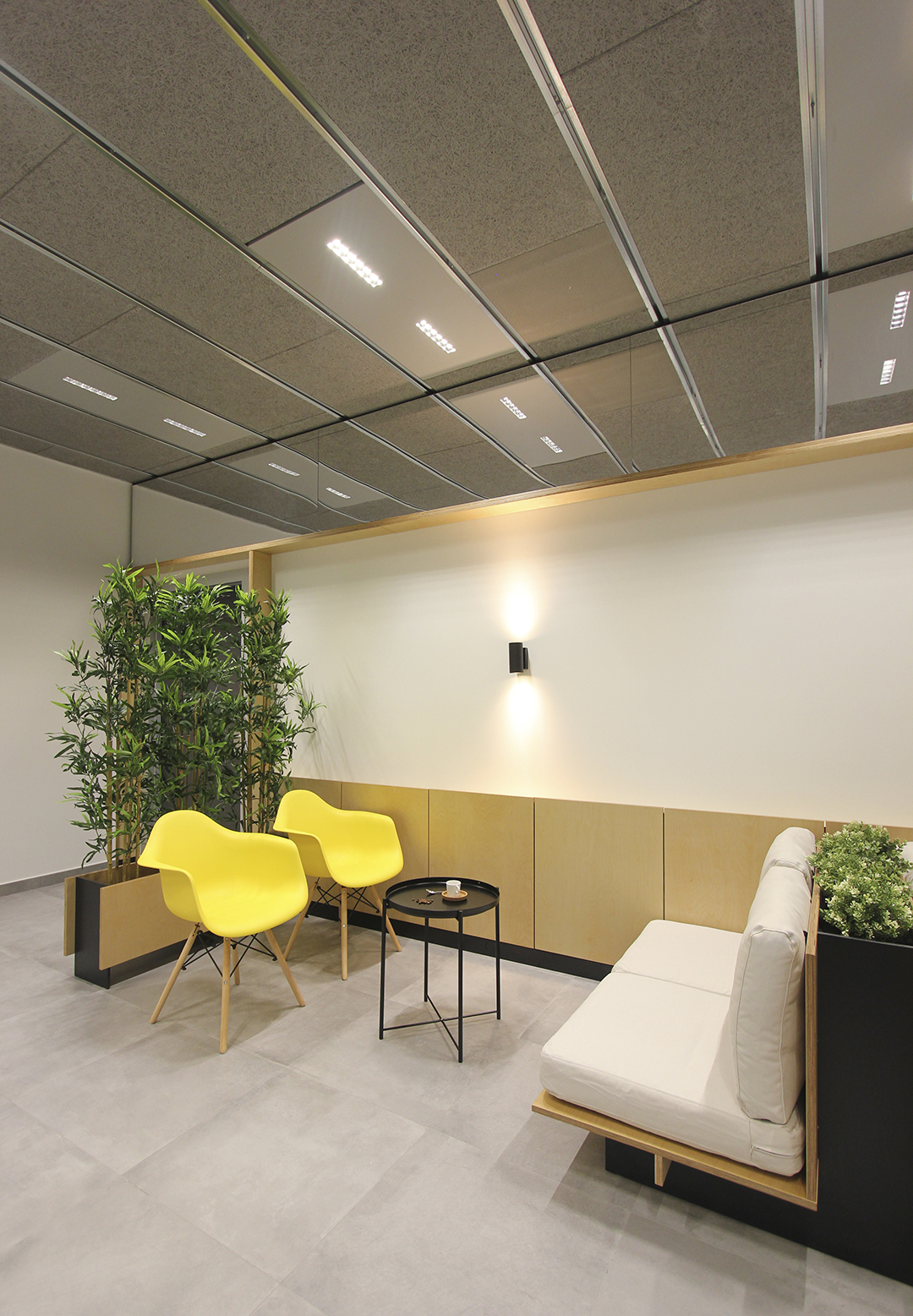 Diseño de espacio de descanso para personal. Re-estudio
