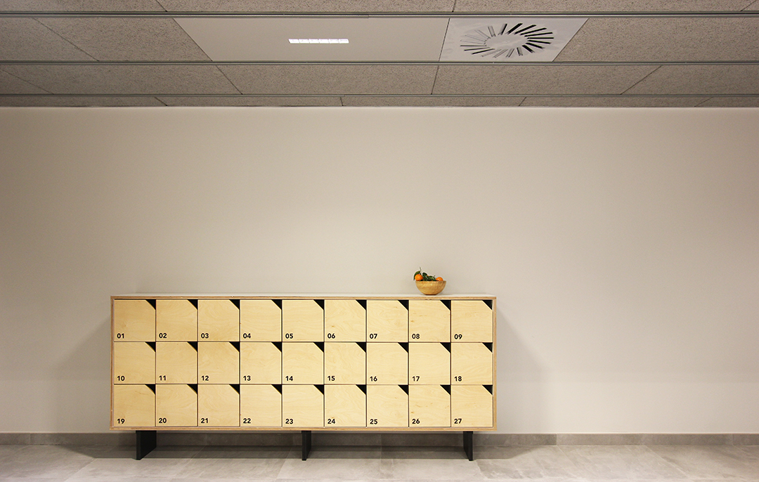 Diseño de espacio de descanso para personal. Re-estudio
