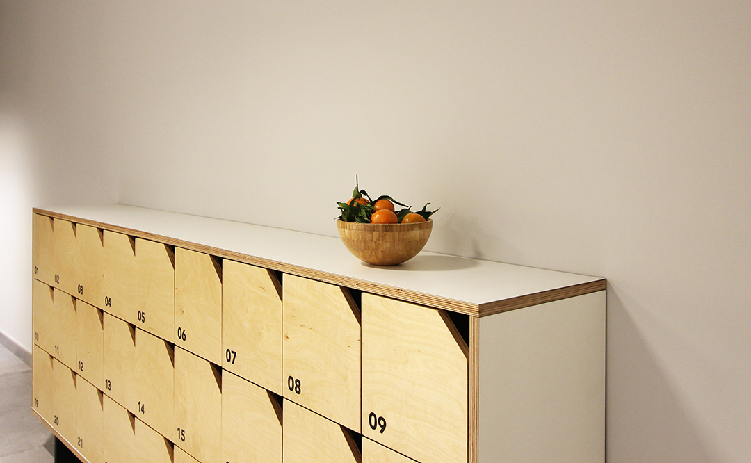 Diseño de espacio de descanso para personal. Re-estudio