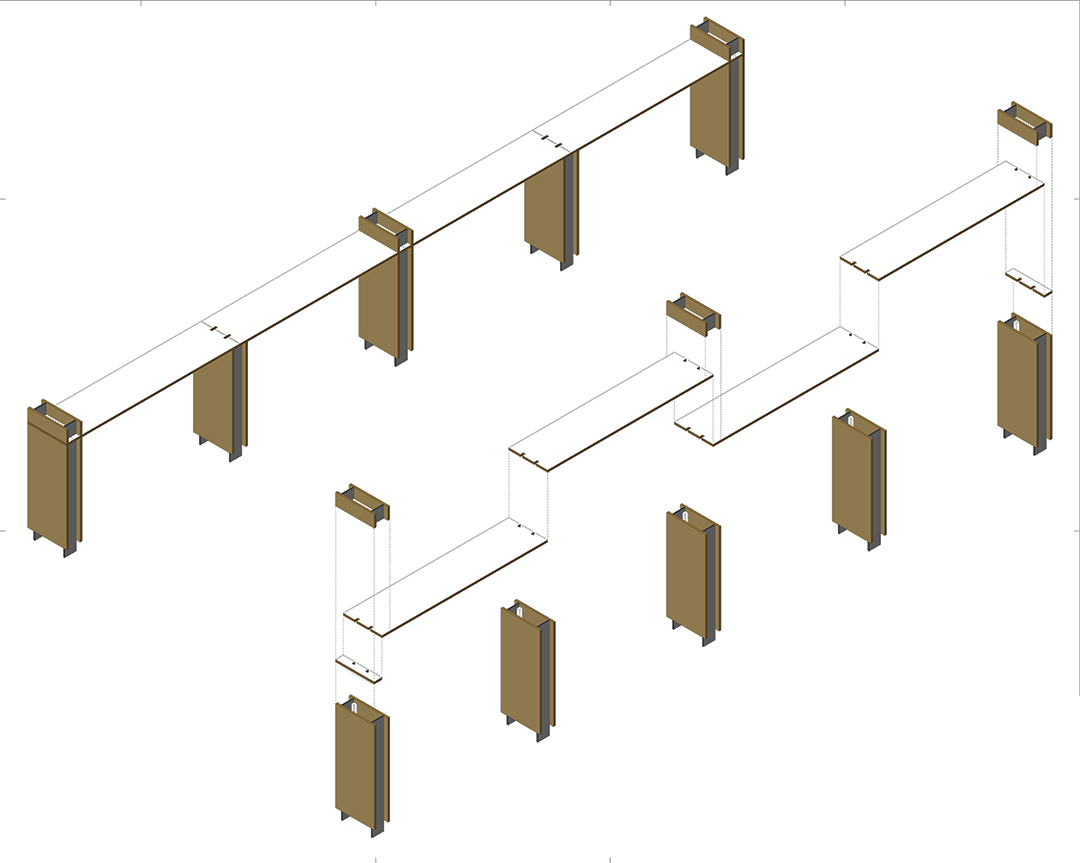 Diseño de espacio de descanso para personal. Re-estudio