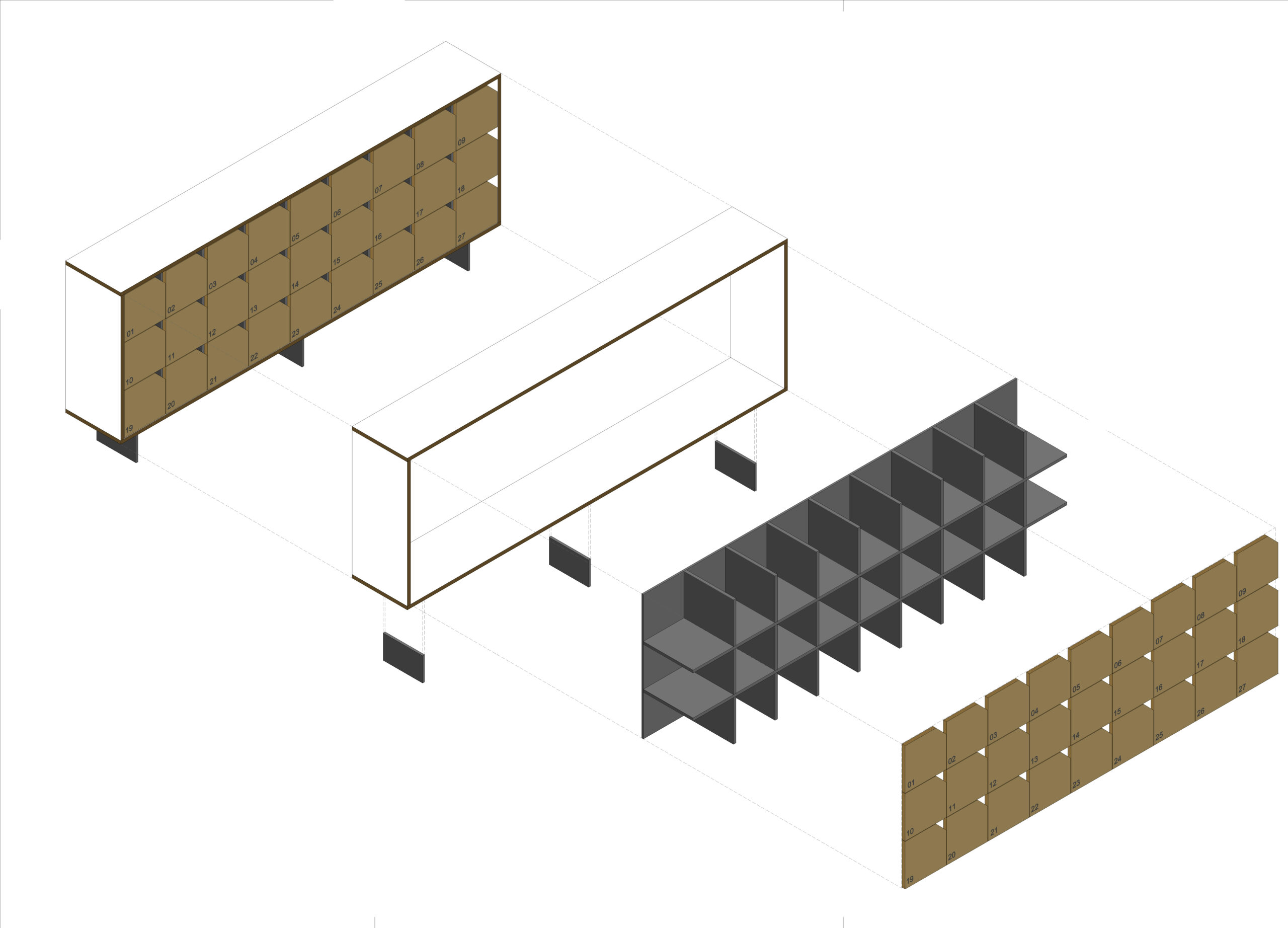 Diseño de espacio de descanso para personal. Re-estudio